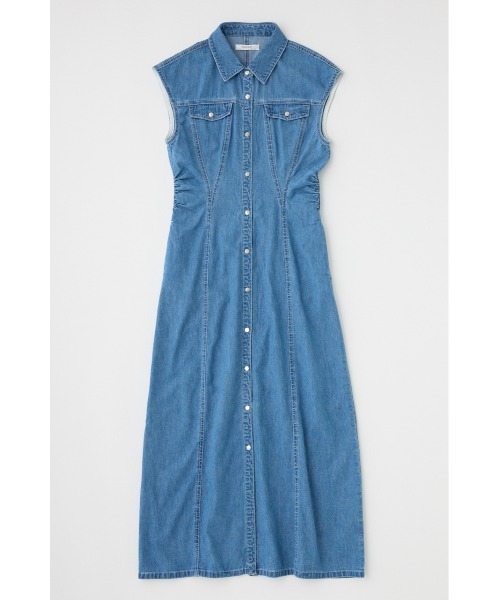 moussy CAP SLEEVE DENIM ドレス　デニム　ワンピース MOUSSY ワンピース CAP SLEEVE DENIM ドレス : ZOZOTOWN Yahoo