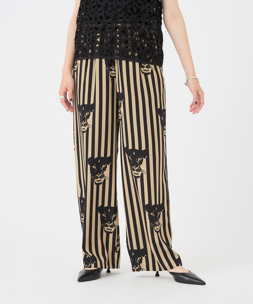 【Lioness】ワイドパンツ スラブツイードタックワイドパンツ|allureville OFFICIAL SITE