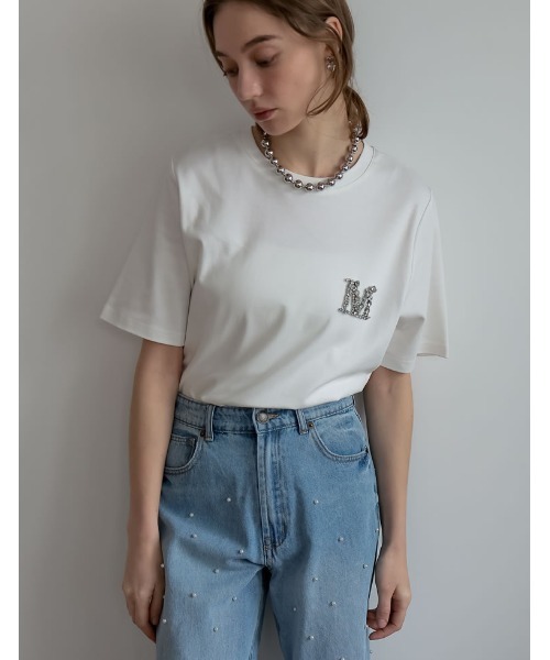 「MEISM」 半袖カットソー MEDIUM ホワイト レディース