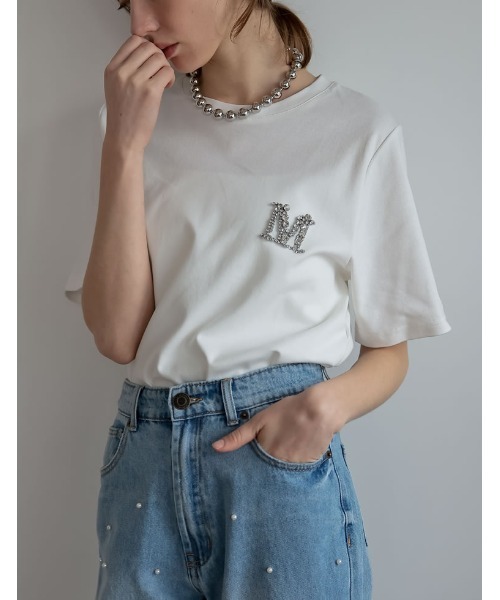 「MEISM」 半袖カットソー MEDIUM ホワイト レディース