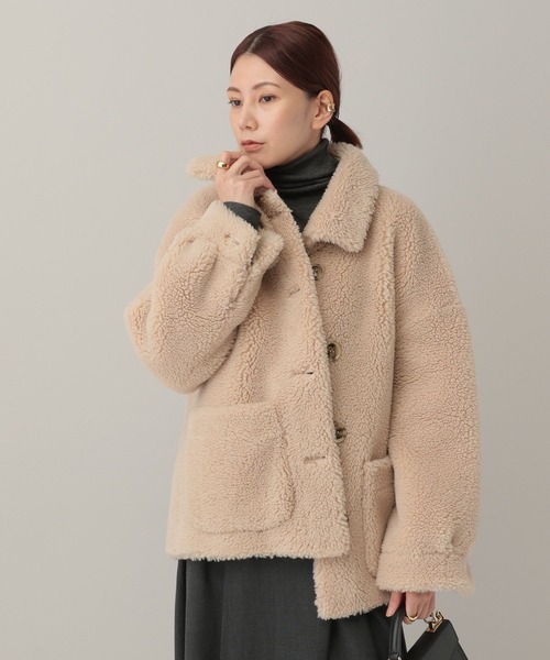 「Curensology」 「PELLESSIMO」ジャケット FREE カーキ レディース_画像4