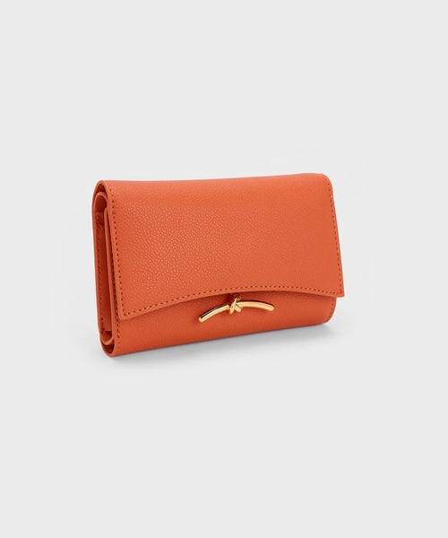 CHARLES ＆ KEITH 「CHARLES & KEITH」 財布 XX-SMALL オレンジ