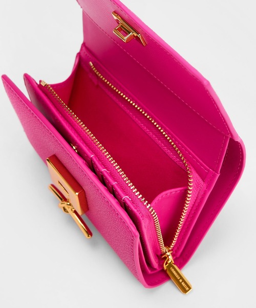 CHARLES ＆ KEITH 「CHARLES & KEITH」 財布 XX-SMALL オレンジ