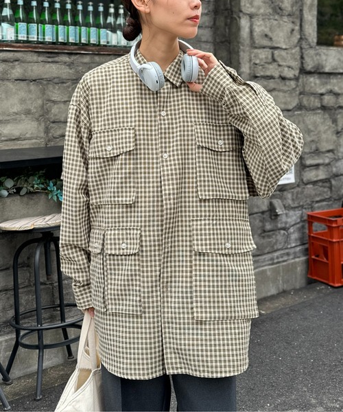 「CPCM」 長袖シャツ MEDIUM カーキ レディース CPCM 「CPCM」 長袖シャツ MEDIUM カーキ メンズ : ZOZOTOWN