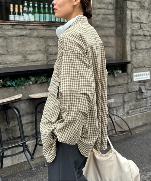 「CPCM」 長袖シャツ MEDIUM カーキ レディース CPCM 「CPCM」 長袖シャツ MEDIUM カーキ メンズ : ZOZOTOWN