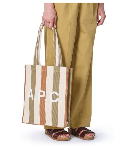トートバッグ A.P.C. CAMEL CORDUROY LOU SHOPPING BAG Lou トートバッグ【A.P.C.】