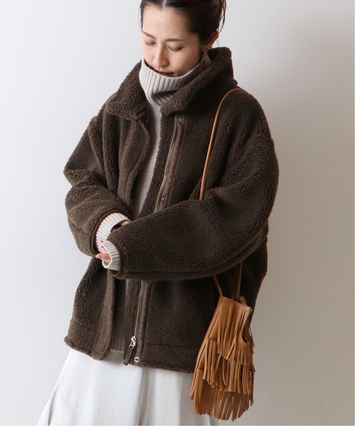 FRAMeWORK（フレームワーク） ジップアップブルゾン 38 ブラウン