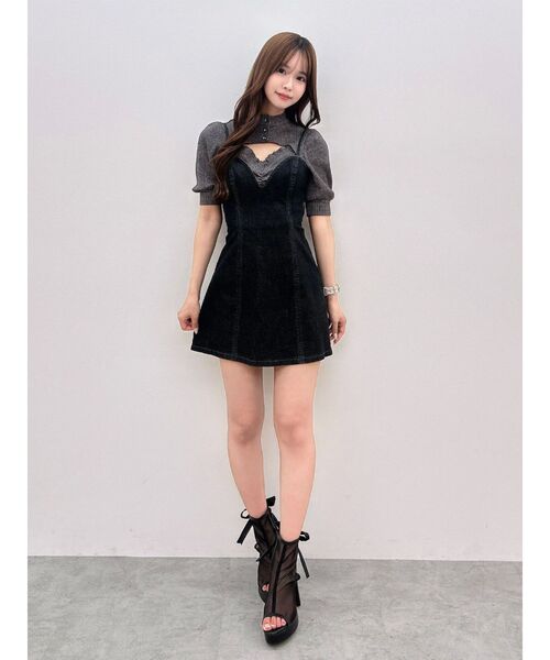 EATME ワンピース EATME（イートミー） ワンピース デニムジャンスカ : ZOZOTOWN Yahoo