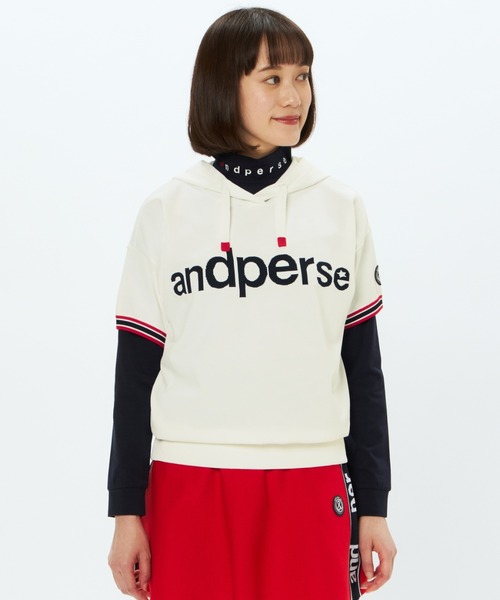 and per se（アンパスィ） ニット セーター アクティブニットハーフ