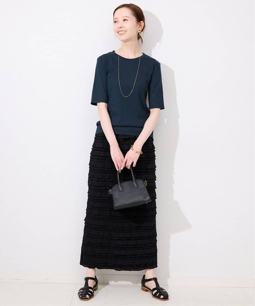 SLOBE IENA フリルカットソータイトスカート SLOBE IENA スカート 「追加2」フリルカットソータイトスカート
