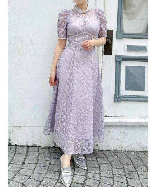 dazzlin オケージョンドレス dazzlin ドレス MIXレースドレス : ZOZOTOWN Yahoo!店 - 通販