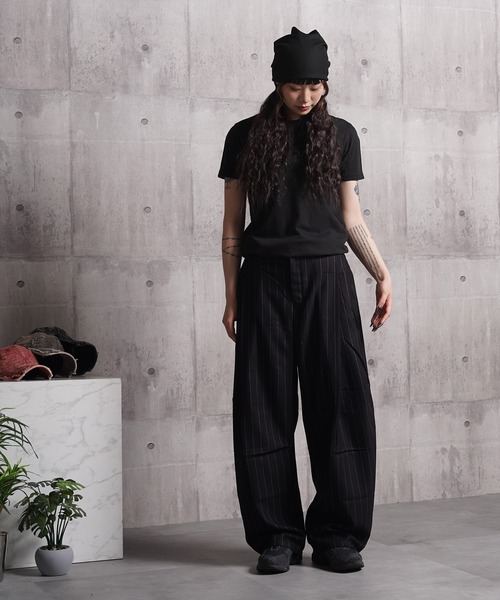 ワイドパンツ スラックス メンズ レディース : ZOZOTOWN Yahoo!店