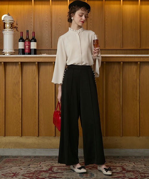 BONLECILL noir スラックス パンツ 「BONLECILL noir」パールライン