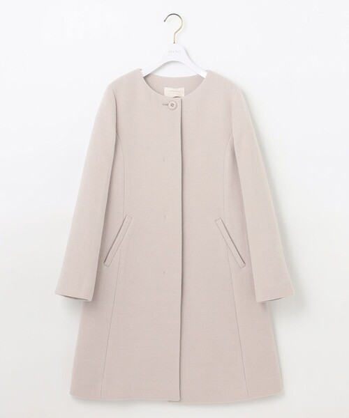 「ANY SIS」 ノーカラーコート 4 パープル レディース_画像8