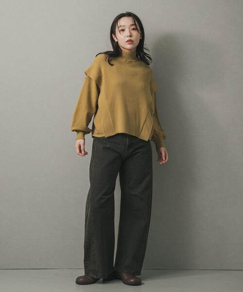 SENSE OF PLACE by URBAN RESEARCH ニット セーター 「一部WEB SENSE OF PLACE by URBAN RESEARCH ニット セーター 「一部WEB