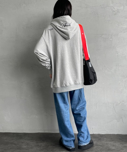 パーカー 「NANGA/ナンガ」 別注 フードロゴ刺繍 スウェットパーカー レディース メンズ | NANGA | 09