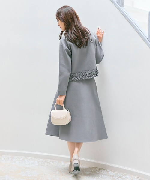 Feroux（フェルゥ） セットアップ フリル ニット セットアップ