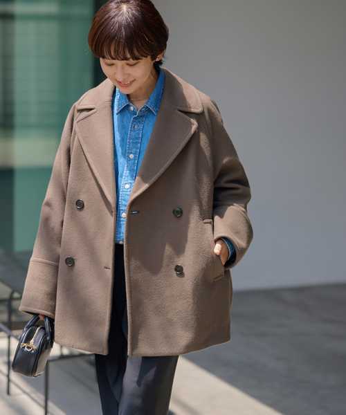 本日価格！JOURNALSTANDARDrelume Pコート JOURNAL STANDARD relume ピーコート pコート 「追加」「25AW