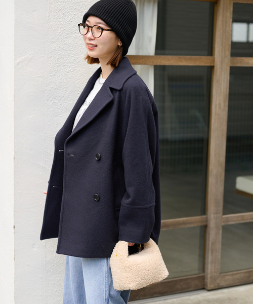 本日価格！JOURNALSTANDARDrelume Pコート JOURNAL STANDARD relume ピーコート pコート 「追加」「25AW