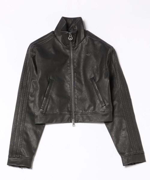 コート アウター adidas アディダス W PLEATHER TT アウター JW7291 UTILITYBLACK レディース | adidas