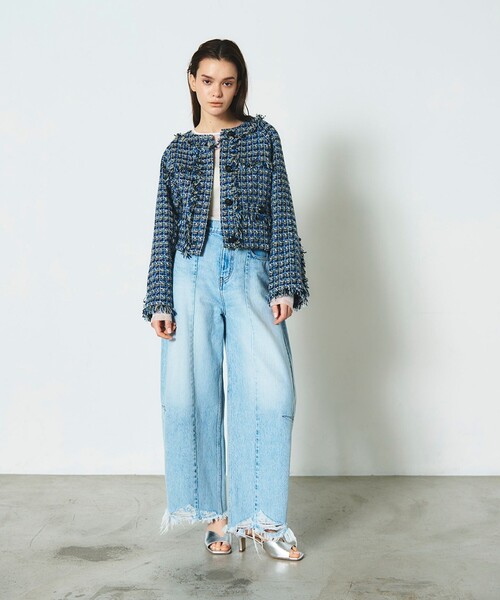 GRACE CONTINENTAL（グレースコンチネンタル） 「Diagram」ツイード