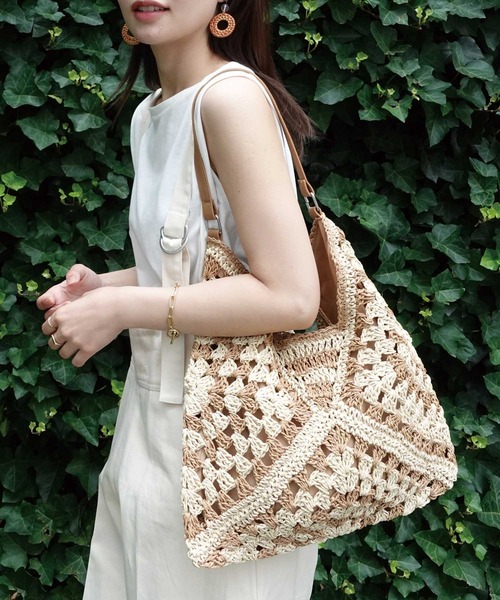 「CORNERS」 かごバッグ FREE ブラック レディース_画像2