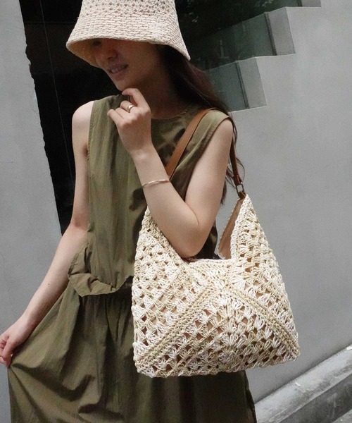 「CORNERS」 かごバッグ FREE ブラック レディース_画像8