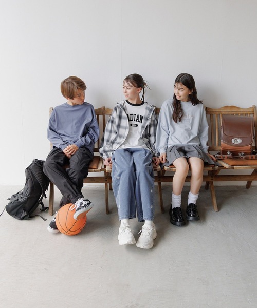 GLOBAL WORK（グローバルワーク） tシャツ ヘビロッTEE/モチーフ長袖