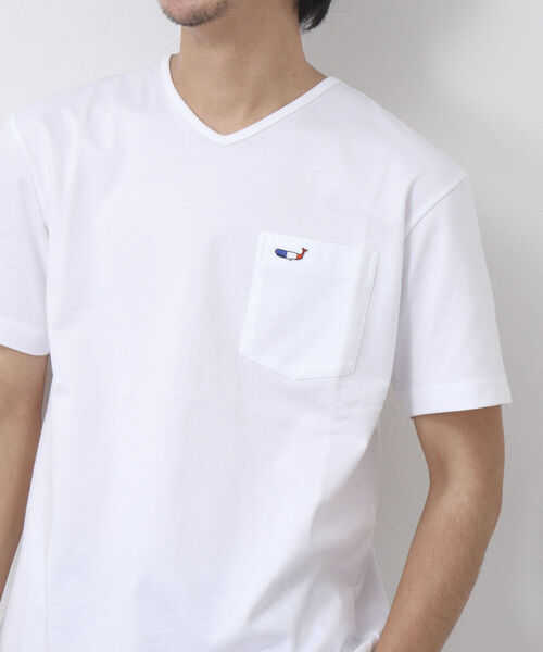 「NOLLEY'S goodman」 半袖Tシャツ M グレイッシュベージュ メンズ_画像6