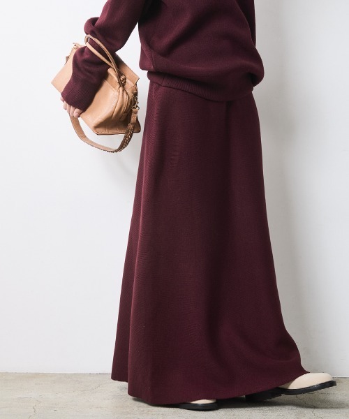 CHIC STYLE（シックスタイル） スカート ニットナローマキシスカート