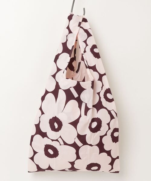 【新品Marimekko】Unikko柄　イタリア製 ユフラ／Juhla ウニッコ ワインレッド×ゴールド（マリメッコ
