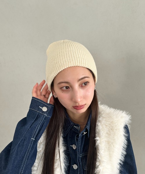 ニット帽 ニットキャップ 「6色展開」ニット帽子 リブニット ビーニー