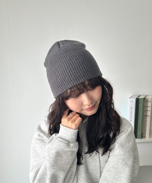 ニット帽 ニットキャップ 「6色展開」ニット帽子 リブニット ビーニー