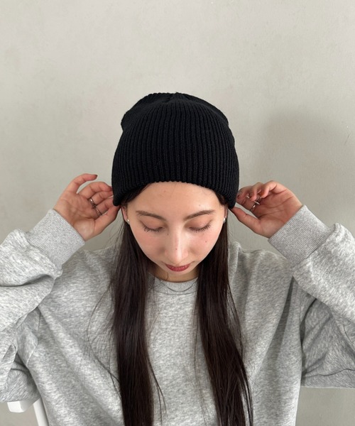 ニット帽 ニットキャップ 「6色展開」ニット帽子 リブニット ビーニー
