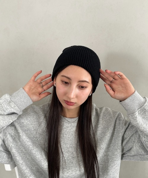 ニット帽 ニットキャップ 「6色展開」ニット帽子 リブニット ビーニー