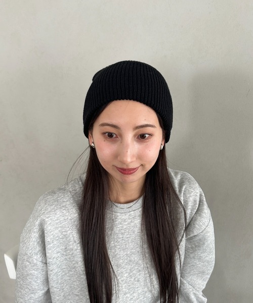 ニット帽 ニットキャップ 「6色展開」ニット帽子 リブニット ビーニー