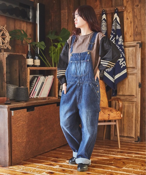 CUBE SUGAR（キューブシュガー） オーバーオール M ワンウォッシュ