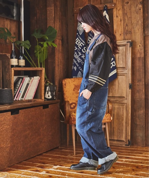 CUBE SUGAR（キューブシュガー） オーバーオール M ワンウォッシュ