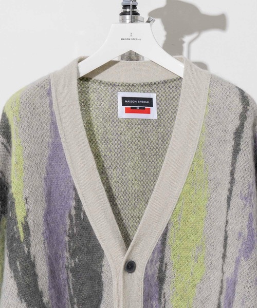 MAISON SPECIAL ブラウン カーディガン MAISON SPECIAL カーディガン 「UNISEX」3 colors Wool Nylon Prime
