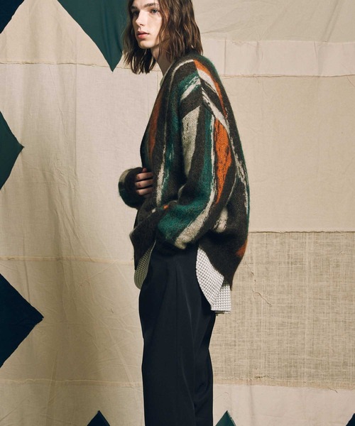 【メゾンスペシャル/Maison Special】ウールナイロンカーディガン 2 MAISON SPECIAL｜Double Color Layered Knit Cardigan | Rakuten