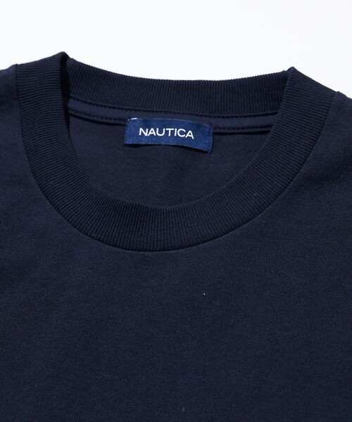 「NAUTICA」 半袖Tシャツ MEDIUM ブラック メンズ_画像4
