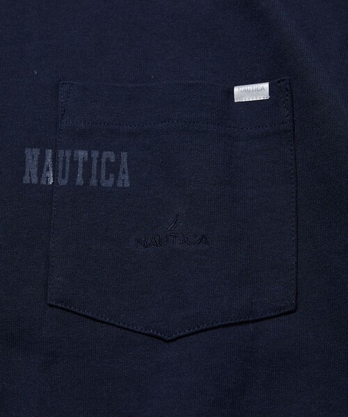 「NAUTICA」 半袖Tシャツ MEDIUM ブラック メンズ_画像5