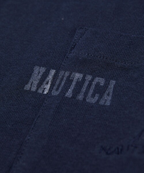 「NAUTICA」 半袖Tシャツ MEDIUM ブラック メンズ_画像6