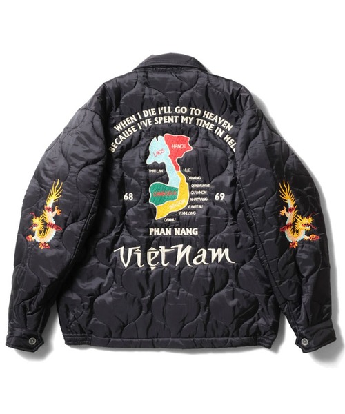 HOUSTON ミリタリージャケット モッズコート ナイロンリップベトジャン