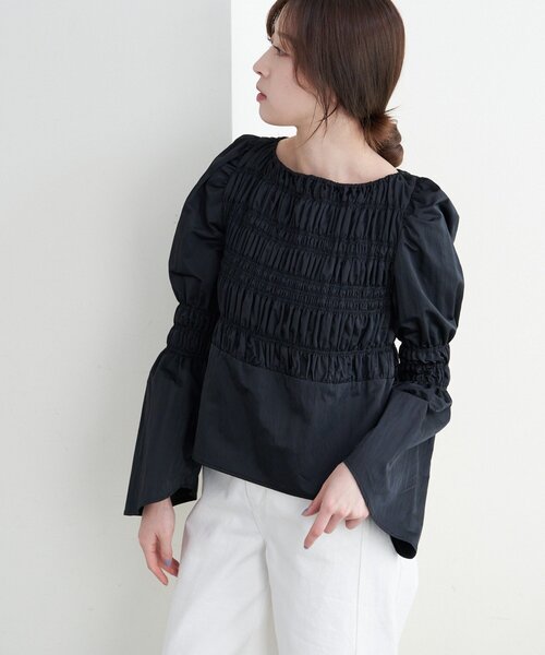 SHENERY（シーナリー） ブラウス シャツ シャーリングブラウス