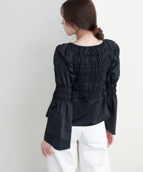 SHENERY（シーナリー） ブラウス シャツ シャーリングブラウス