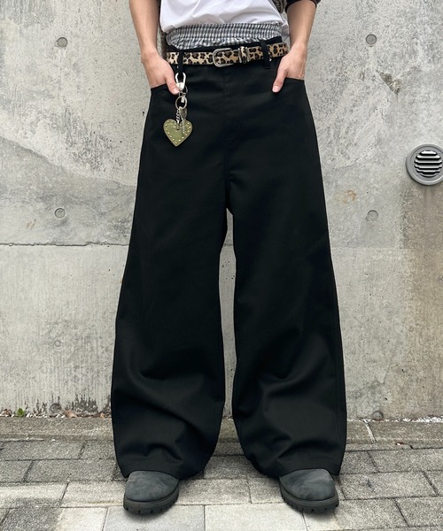 kutir（クティール） ワイドパンツ パンツ ASORT LAYERED BAGGY PANTS
