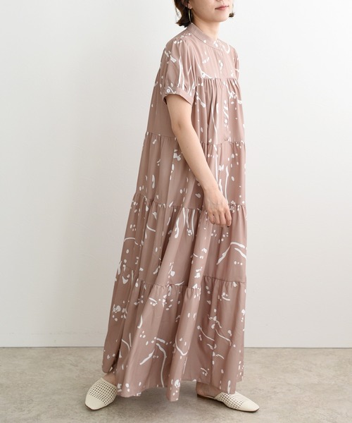 「LHELBIE」 半袖ワンピース FREE ホワイト レディース_画像7