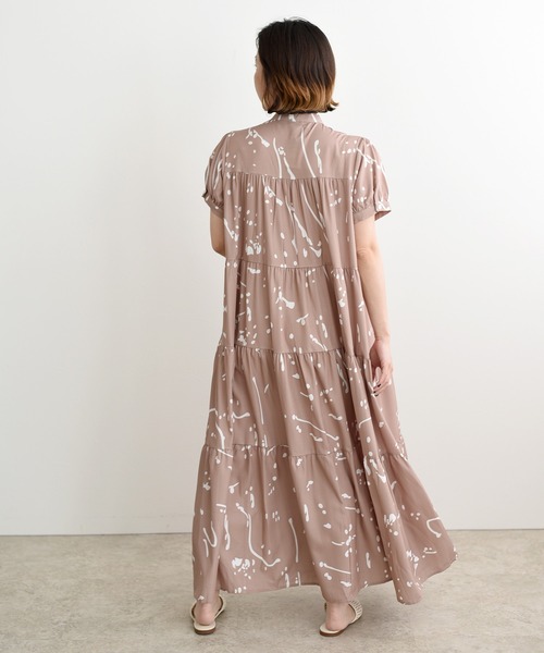 「LHELBIE」 半袖ワンピース FREE ホワイト レディース_画像9