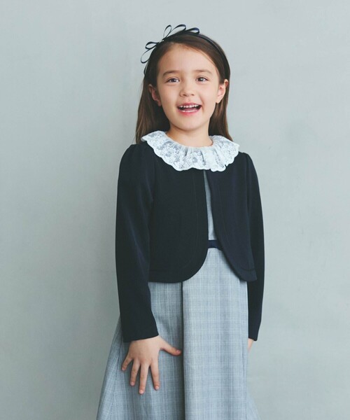 COMME CA DU MODE♡セーラーカラーワンピース120♡入学式♡お受験 COMME CA ISM（コムサイズム） ワンピース 入学式 卒園式 レース襟付き